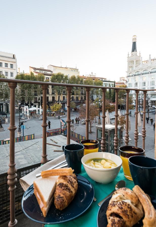 Plaza Santa Ana Lejlighed Madrid Eksteriør billede