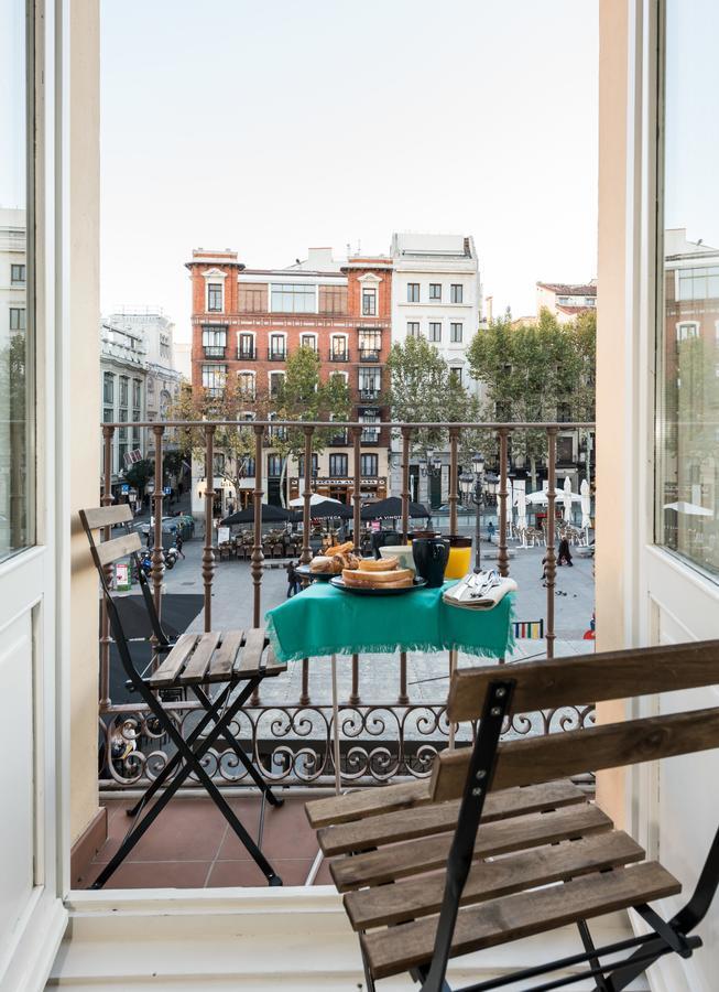 Plaza Santa Ana Lejlighed Madrid Eksteriør billede