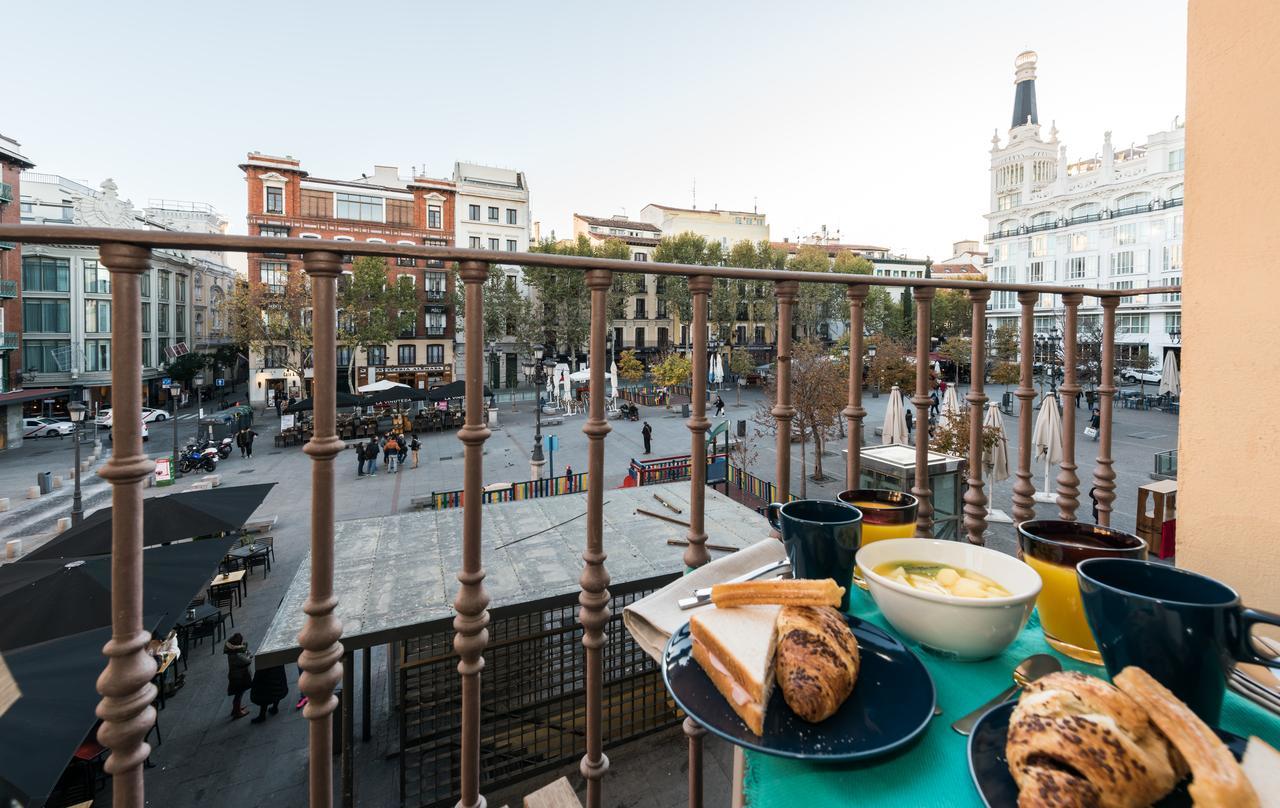 Plaza Santa Ana Lejlighed Madrid Eksteriør billede